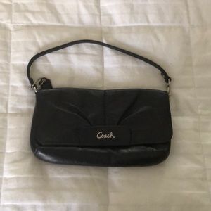 Women’s Coach Leather Wristlet